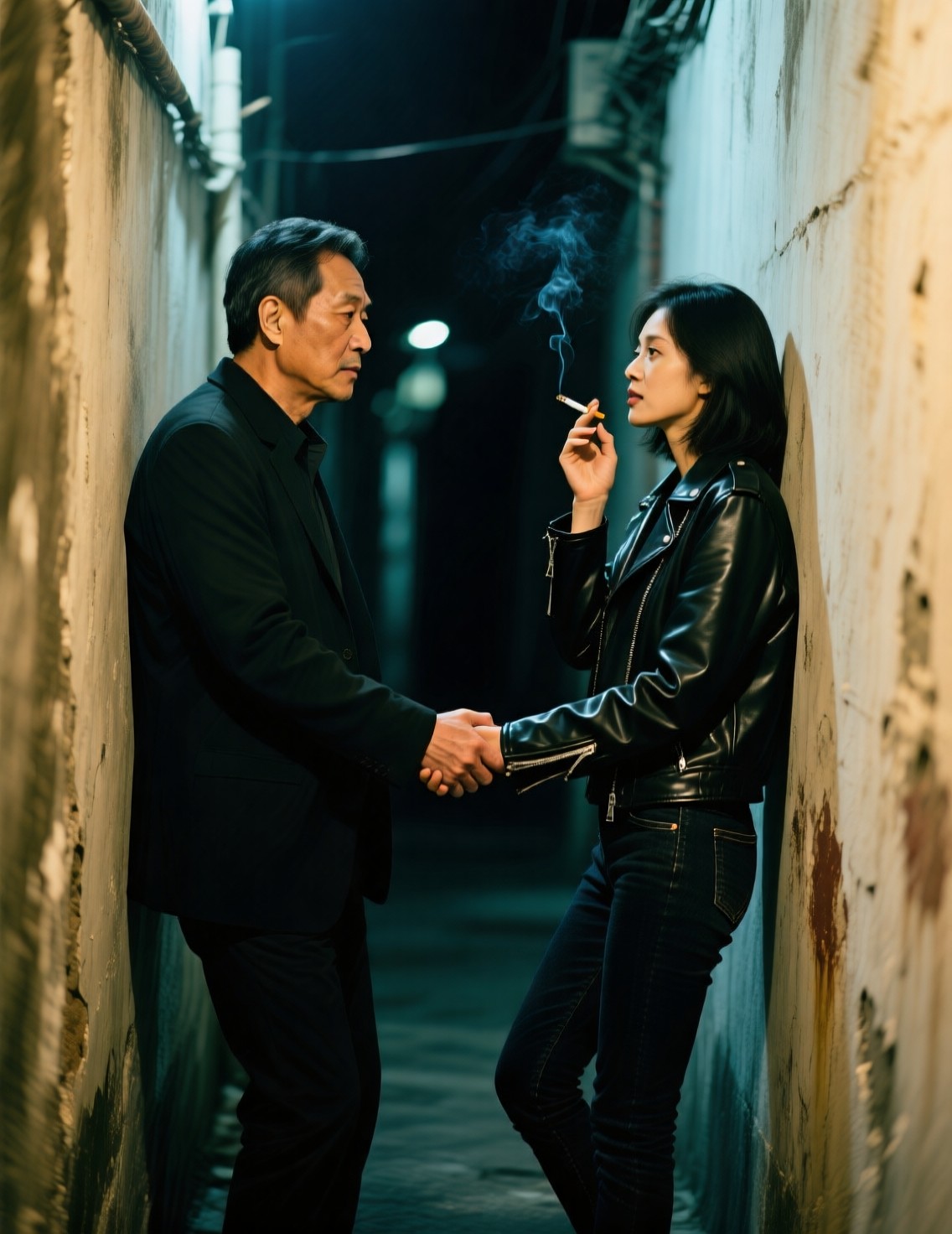 巷子里，他还当这是叙旧